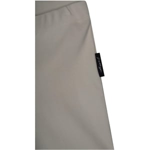 Hype Dames-slim-fit-short met ribboord (Beige)