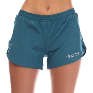 Skins Dames/Dames Series-3 Superpose Hardloopshort (Teal)