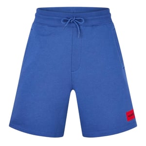 Hugo Heren Fleece Sweat Shorts (Blauw)