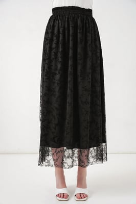 Bloemen Hoge Taille Maxi A-Lijn Rok