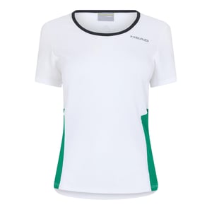 Head Dames/Dames Technisch T-shirt (Wit, Groen)