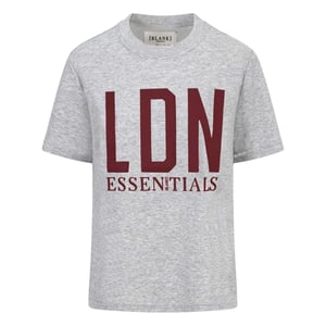 Blank Essentials Oversized T-shirt voor dames, Londen (Grijze Mergel)
