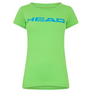 Head Dames/Dames Groot Logo T-Shirt (Groen)