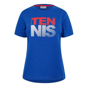 Head Dames/Dames Club Lisa Crew Hals T-shirt (Blauw)