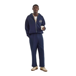 Nautica Heren Strat Full Zip Hoodie (Donkere marine)