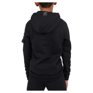 Brave Soul Jongens Trekkoord Hoodie (Zwart/Wit)