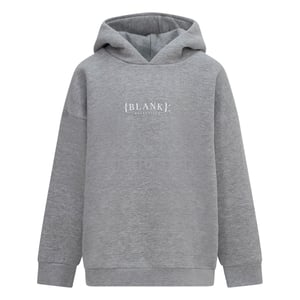 Blank Essentials Unisex Core Puffer Hoodie voor volwassenen (Grijze Mergel)
