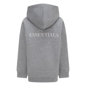 Blank Essentials Unisex Core Puffer Hoodie voor volwassenen (Grijze Mergel)