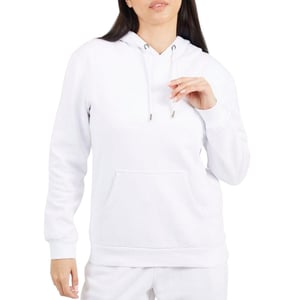 Brave Soul Dames/Dames Trekkoordhoodie (Wit)