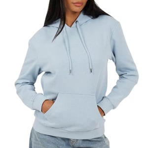 Brave Soul Dames/Dames Trekkoordhoodie (Lichtblauw)