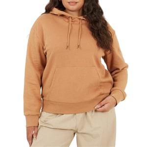 Brave Soul Effen hoodie met lange mouwen voor dames (Kameel)