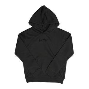Hype Kinder-sweatshirt met capuchon, normale pasvorm en lange mouwen (Zwart)