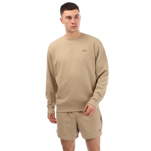 New Balance Heren French Terry Crew Neck Sweatshirt (Steen)
