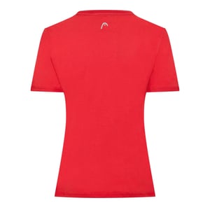 Head Dames/Dames Club Lisa Crew Hals T-shirt (Rood)