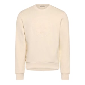 Lacoste Dames Katoenen Relaxed Fit Sweatshirt (Crème)