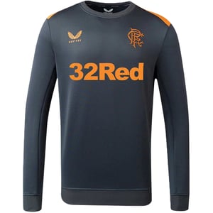 Castore Heren Rangers FC Langdurige Trainingspullover (Echt Rood)