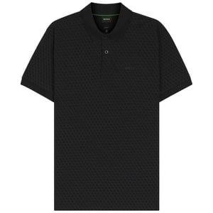 Boss Heren Piqué Polo Shirt (Zwart)