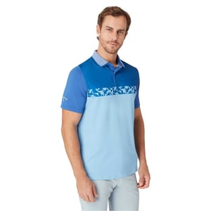 Callaway Heren Emea Regular Poloshirt met Korte Mouwen (Galaxy Blauw)