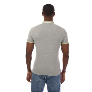 Aquascutum Heren Slim Korte Mouwen Polo Shirt (Grijs)
