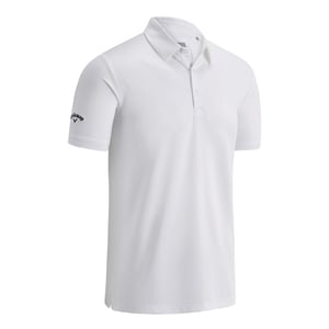 Callaway Heren Swing Tech Solid Colour Polo Shirt (Helder wit)