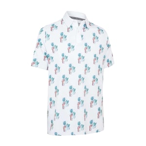 Callaway Heren 19e Poloshirt met Kraag (Helder wit)