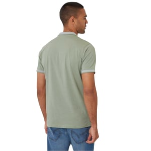 Threadbare Mannelijke Shandy Nocturnal Poloshirt (Salie)