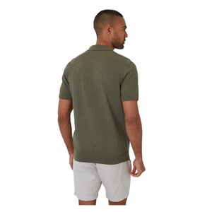 Threadbare Heren Poloshirt met Kraag (Donkere Salie)
