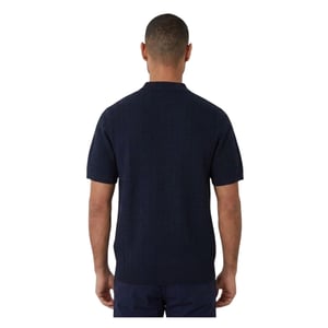 Threadbare Heren Halliwell Poloshirt met Korte Mouwen (Marine)