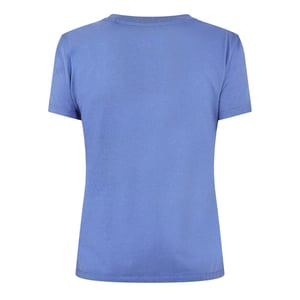 Levis Dames-T-shirt met bloemenlogo en normale pasvorm (Kustfjord)