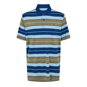 Lacoste Heren Regular Poloshirt met Korte Mouwen (Kakikleurig/Globe)