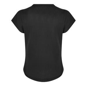 Reebok Dames Borstlogo T-shirt (Zwart)