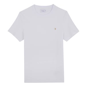 Farah Heren Logo Regular T-Shirt (Wit)