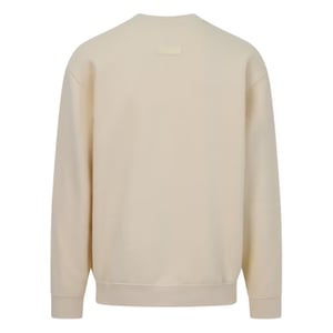 Blank Essentials Sweatshirt met gebogen logo voor volwassenen (Zomerzand)