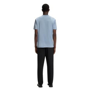 Hugo Heren-T-shirt met Dulivio-logo in contrasterende kleuren (Blauw)