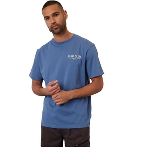 Threadbare Watson Regular T-shirt voor heren (Denim Blauw)