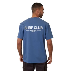 Threadbare Watson Regular T-shirt voor heren (Denim Blauw)