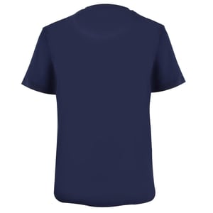 Pretty Green Heren-T-shirt met ronde hals en groot logo (Marine)