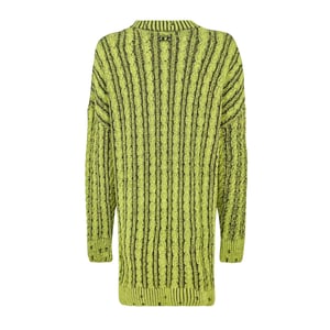 Diesel Dames Pantse Maglia Trui Jurk (Groen)