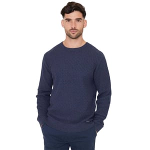 Threadbare Herentrui met Staleyhall-logo (Denim Blauw)