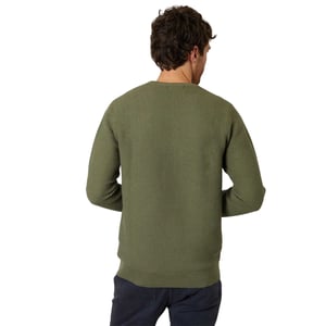 Threadbare Heren Yarra-trui met structuur, normale pasvorm (Olijf)
