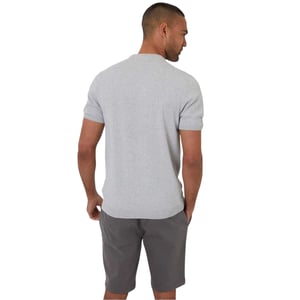 Threadbare Heren Crew Neck Regular T-shirt (Lichtgrijs mergel)