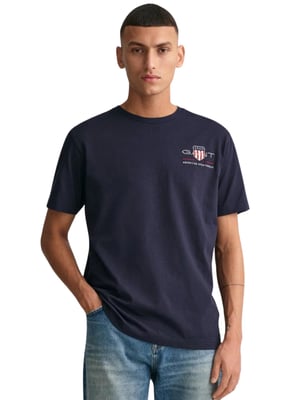 Gant | Heren Geborduurd Archief Schild T-Shirt