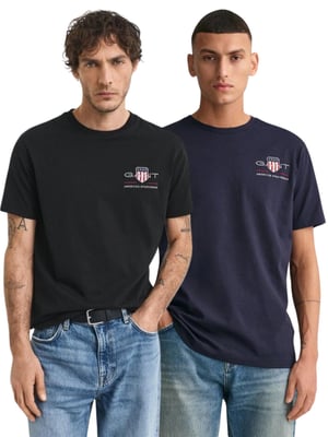 Gant | 2-Pack Heren Gembrode Archive Shield T-Shirt