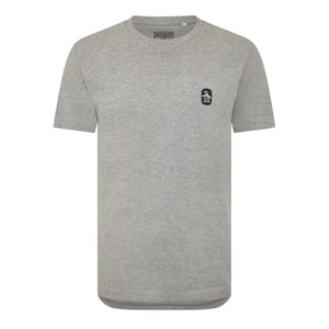 Original Penguin Heren Basic T-shirt met ronde hals (Heide Grijs)