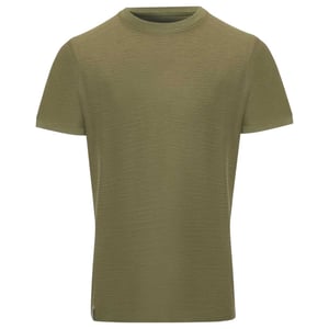 Threadbare Falkland-T-shirt van gebreid materiaal voor heren (Kaki Groen)