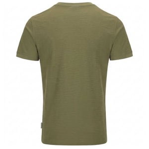 Threadbare Falkland-T-shirt van gebreid materiaal voor heren (Kaki Groen)