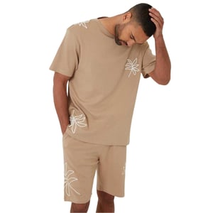 Threadbare Heren-T-shirt Granada (Steen)