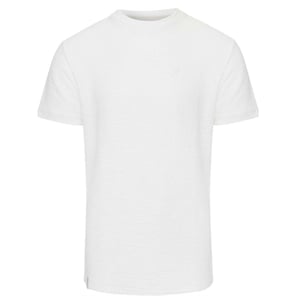 Threadbare Falkland-T-shirt van gebreid materiaal voor heren (Ecru)