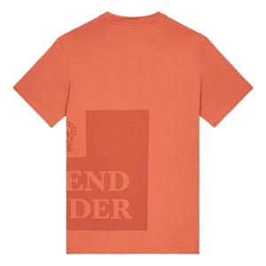 Weekend Offender Heren Ryan Tonal T-shirt van gevangeniskatoen (Oranje)