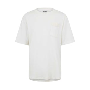 Threadbare Heren Dunedin Textured Knit Regular T-shirt (Ecru)